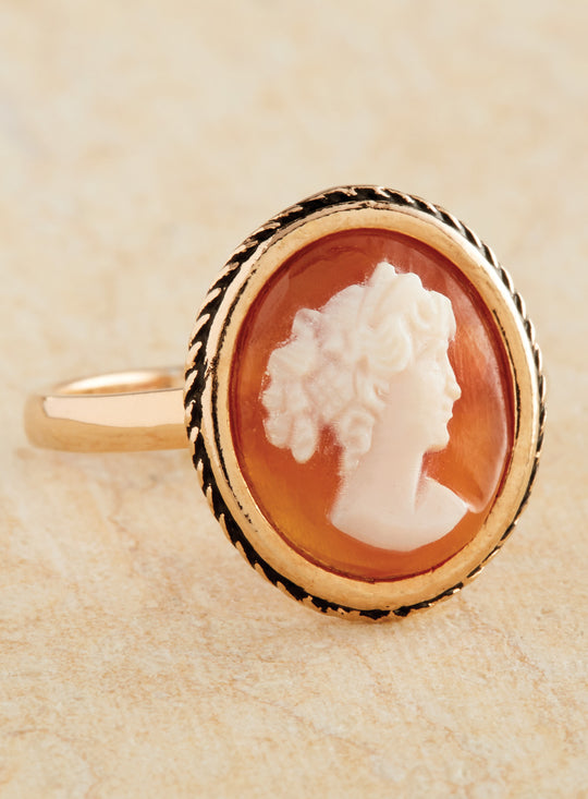 Torre del Greco Cameo Ring
