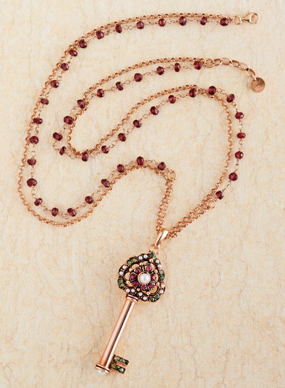 Rose Gold Chiave Necklace