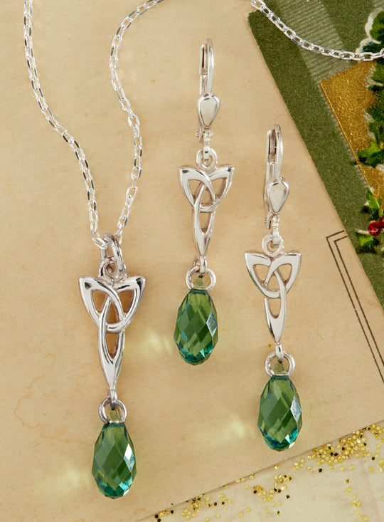 Love Knot Crystal Jewelry