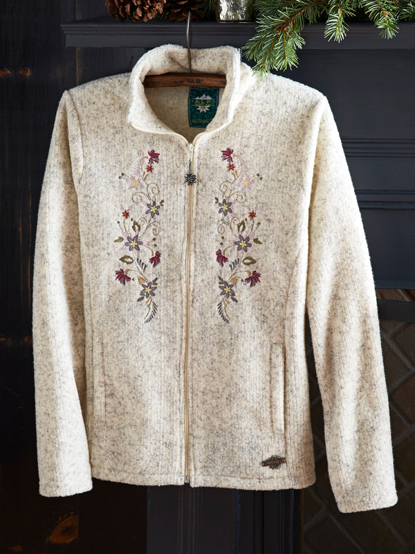 Alpine Flower Wool Jacket