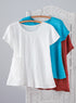 Crinkle Cotton Trapeze Tee