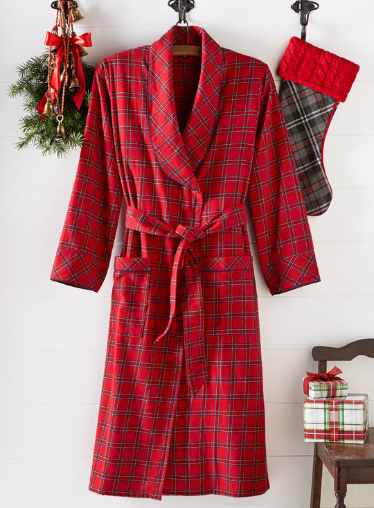 Irish Morning Flannel Robe
