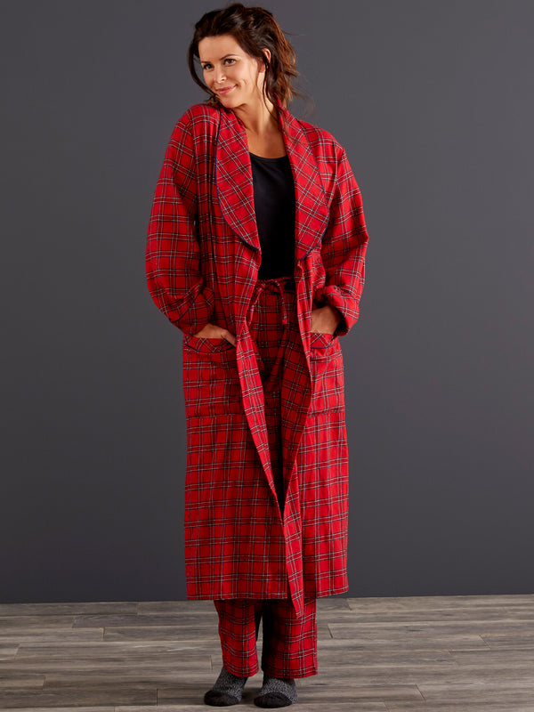 Irish Morning Flannel Robe