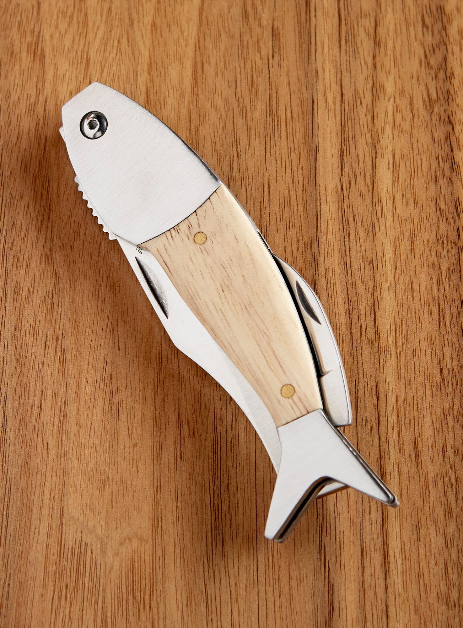 Collectible Fish Pocket Knife - Natural | Petalura