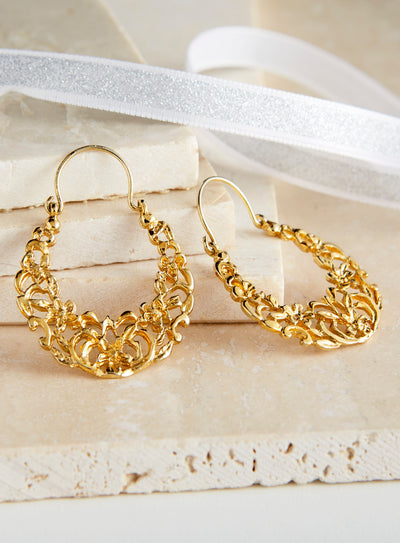 Golden Jasmine Earrings