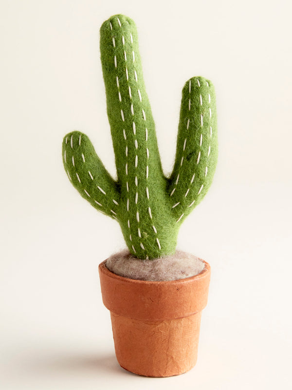Hand-felted Mini Saguaro Cactus