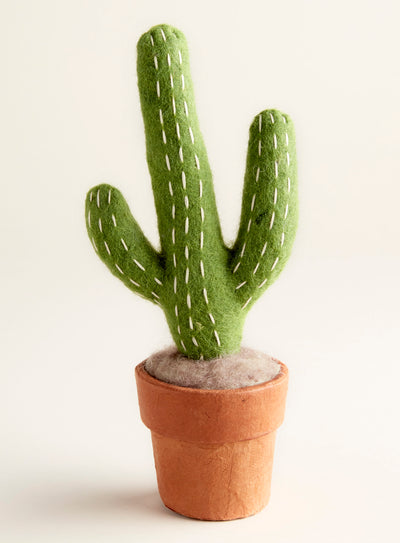 Hand-felted Mini Saguaro Cactus