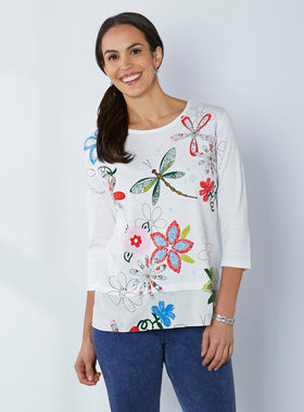 Petalura Patterns Dragonfly Tunic