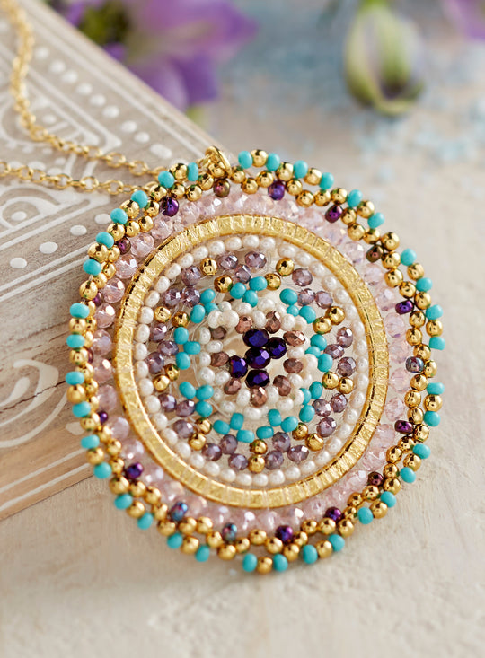 Mexican Mandala Necklace