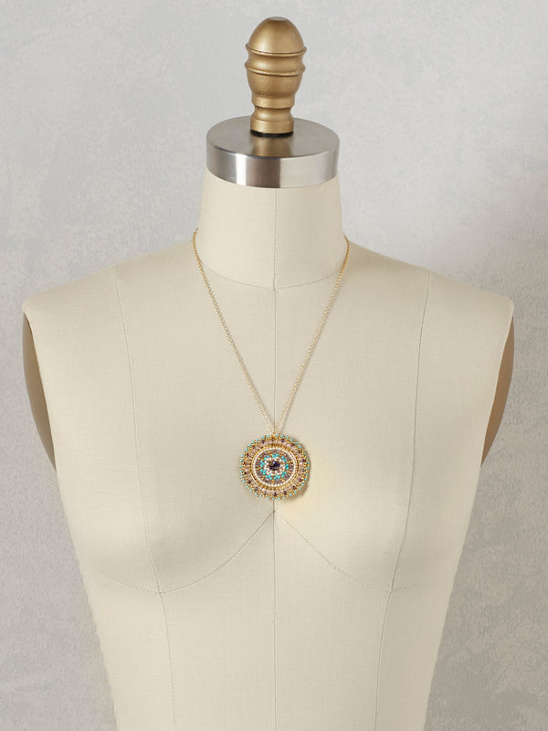 Mexican Mandala Necklace