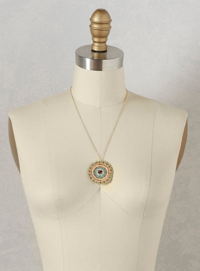 Mexican Mandala Necklace