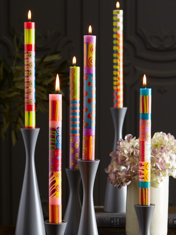 Spark of Color Hand-painted Candles