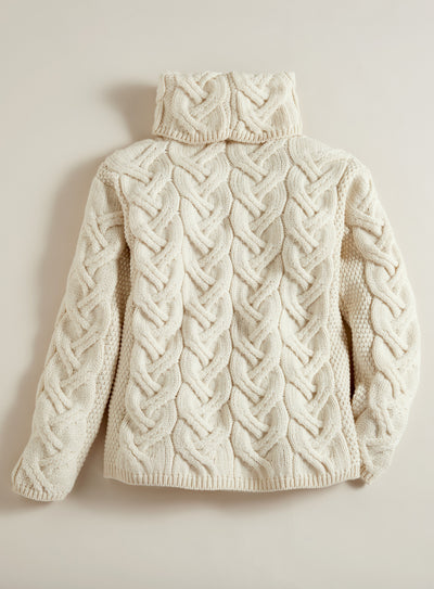Super Soft Irish Cowl Neck Sweater