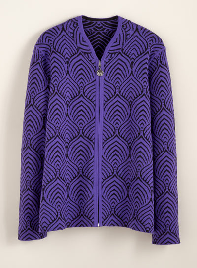 Deco Indulgence Reversible Sweater Jacket