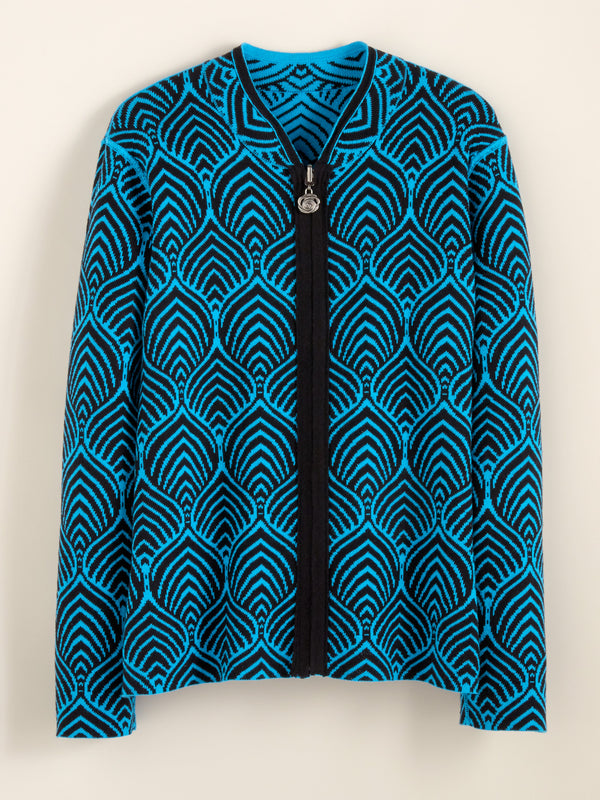 Deco Indulgence Reversible Sweater Jacket