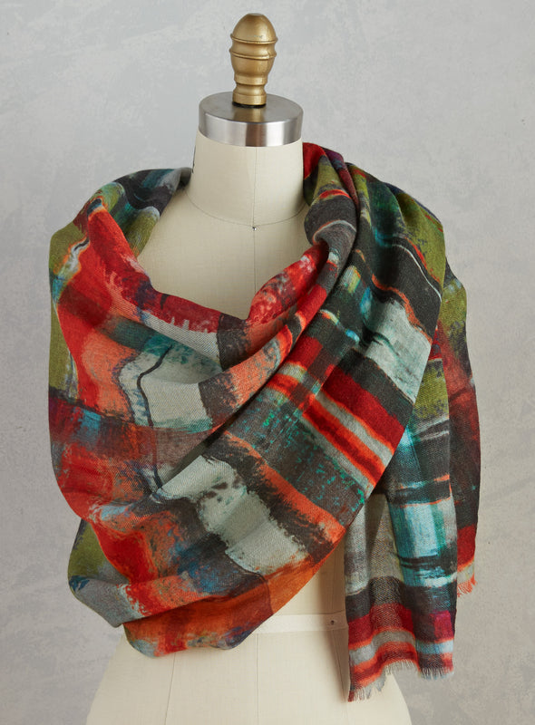 Abstract Admiration Scarf