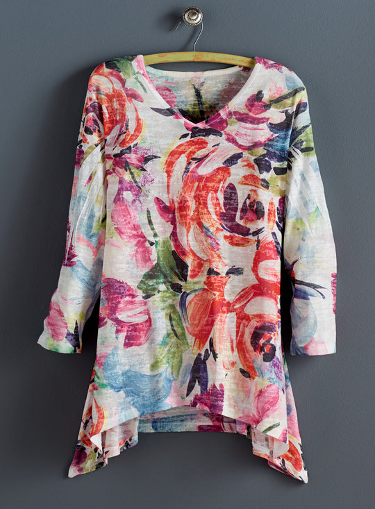 Sunset Serenade Burnout Tunic