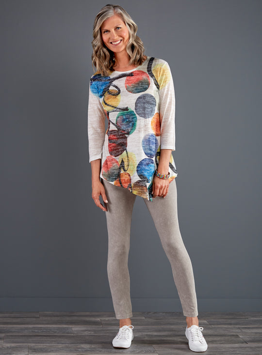 Modern Masterpiece 3/4-Sleeve Tunic