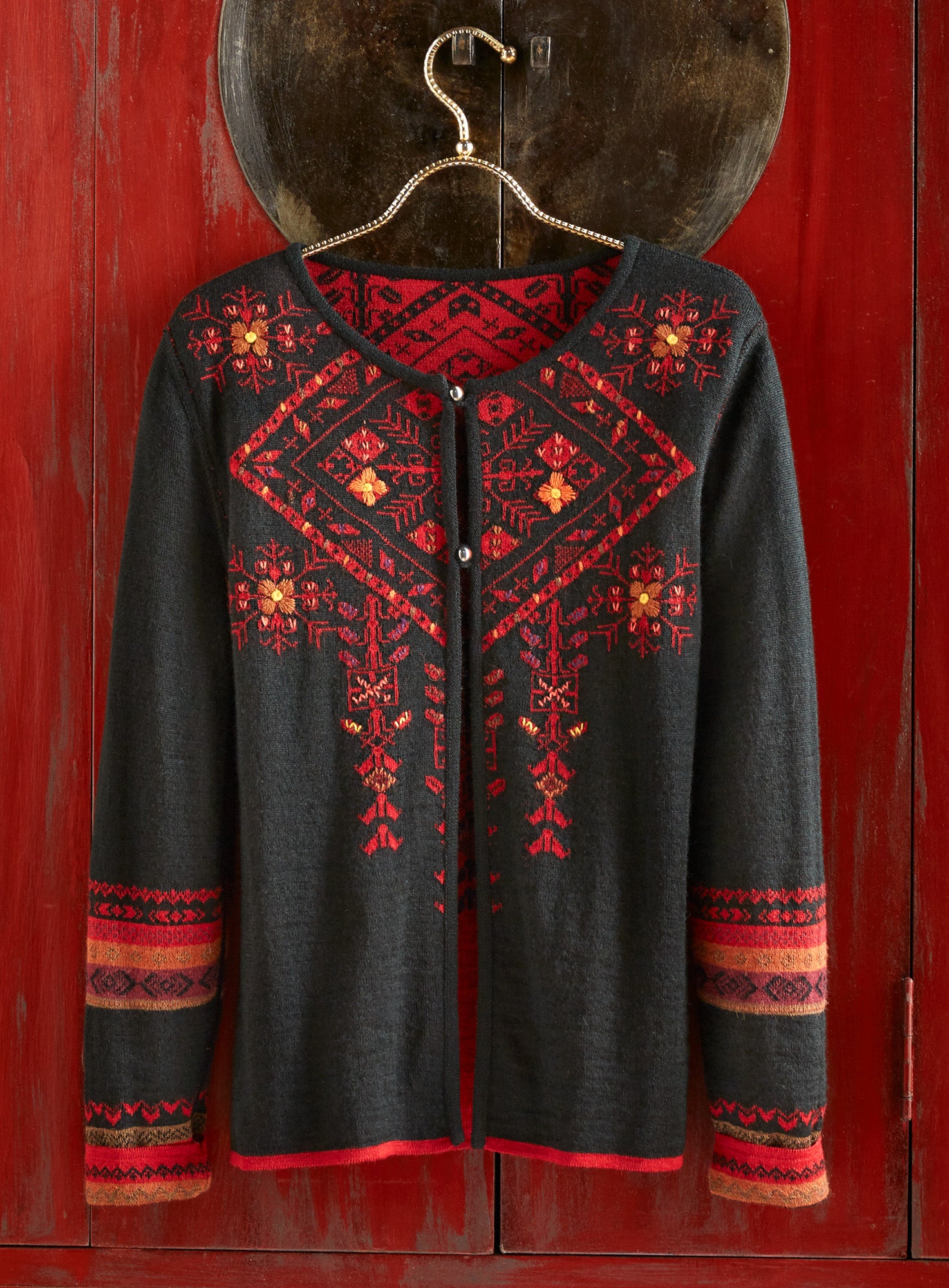 Peak of Elegance Reversible Cardigan | Petalura