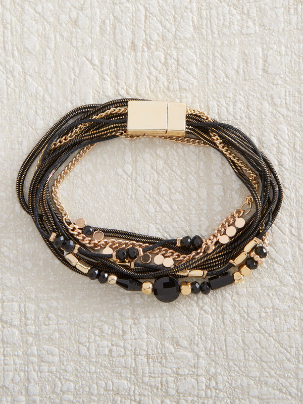 Lines and Layers Wrap Bracelet