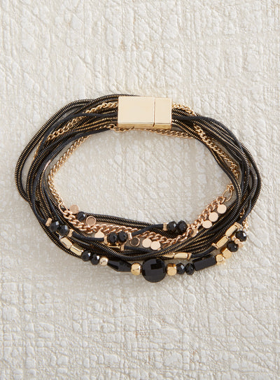 Lines and Layers Wrap Bracelet