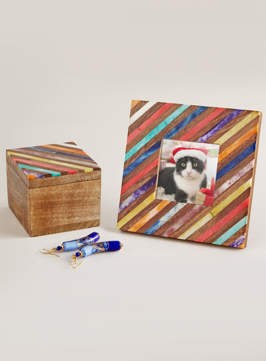 Mango-wood Rainbow Keepsakes