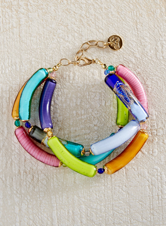 Zuccherata Art Glass Bracelet