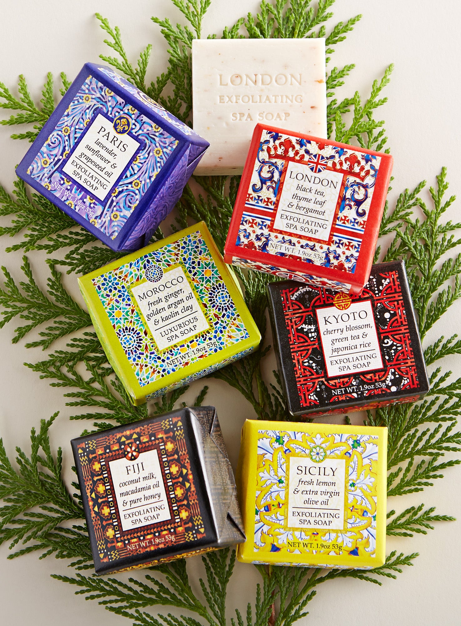 Around the World Shea Butter Soaps - Set of 6 | Petalura