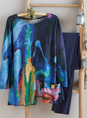 Van Gogh Starry Night Crossbody Bag - 6.5 x 10 coated canvas, Vega –  Alicia Klein - Taxi Wallet - OWLrecycled