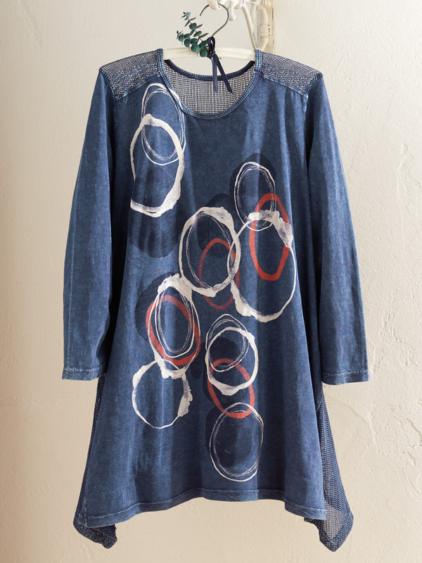 Ring Toss Mineral-washed Tunic