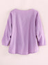 Mackinac High-Low Cotton Gauze Tunic