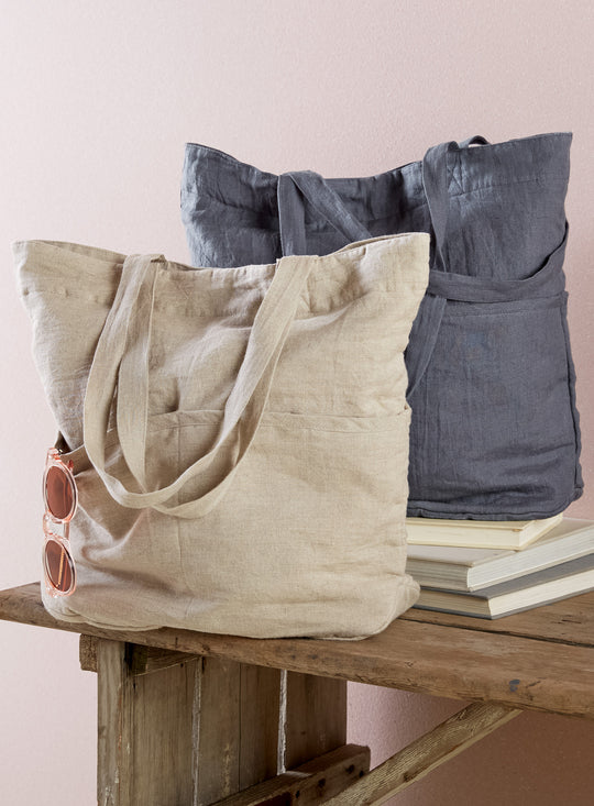 Trianon European Linen Tote Bag