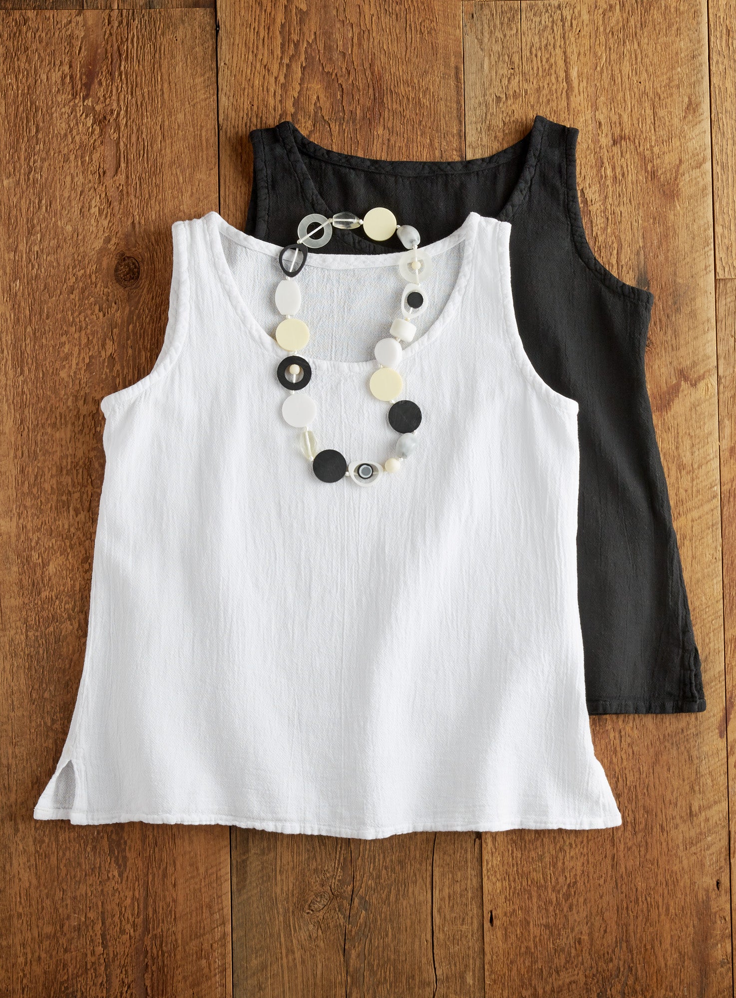 Catalina Cotton Gauze Tank Top | Petalura