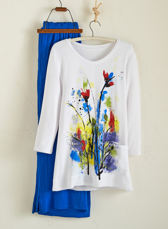 Peak of Color Pocket Tunic