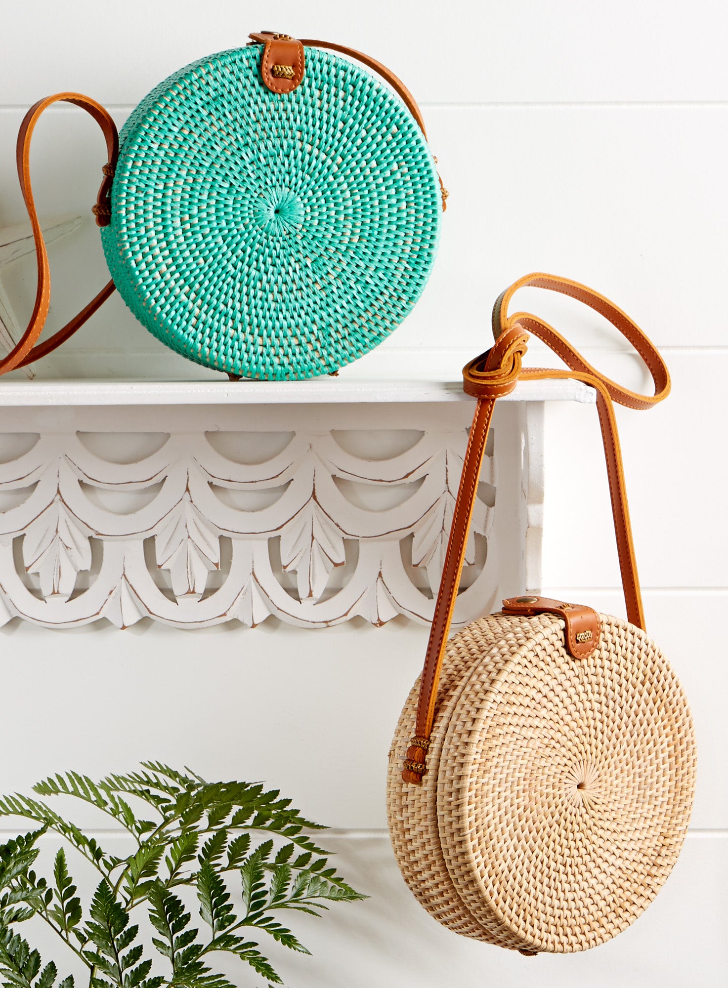 Balinese Rattan Basket Bag Petalura