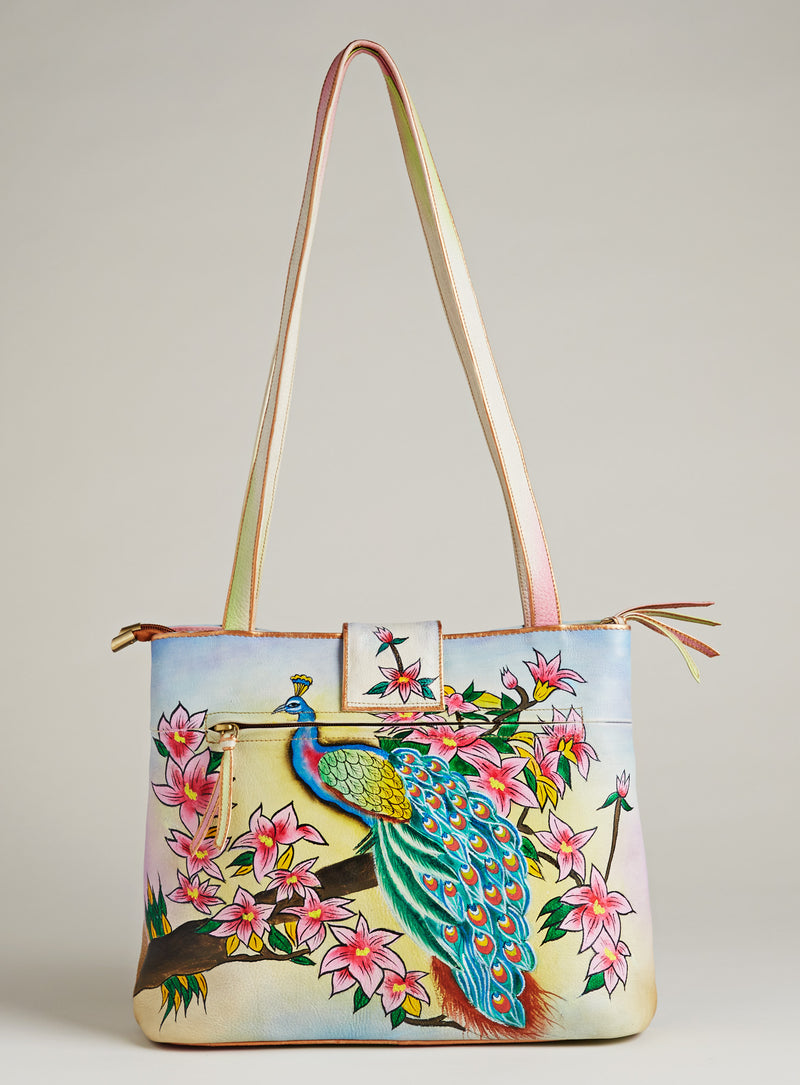 hand painted bags and purses