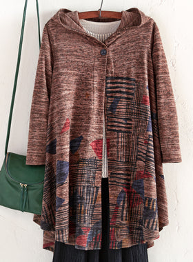 Crosshatch Sweater Swing Jacket