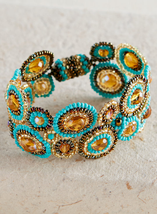 Guatemalan Lakeshore Beaded Bracelet