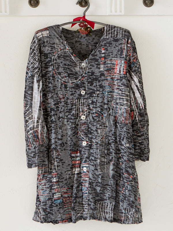 Signal and Noise Button-front Tunic