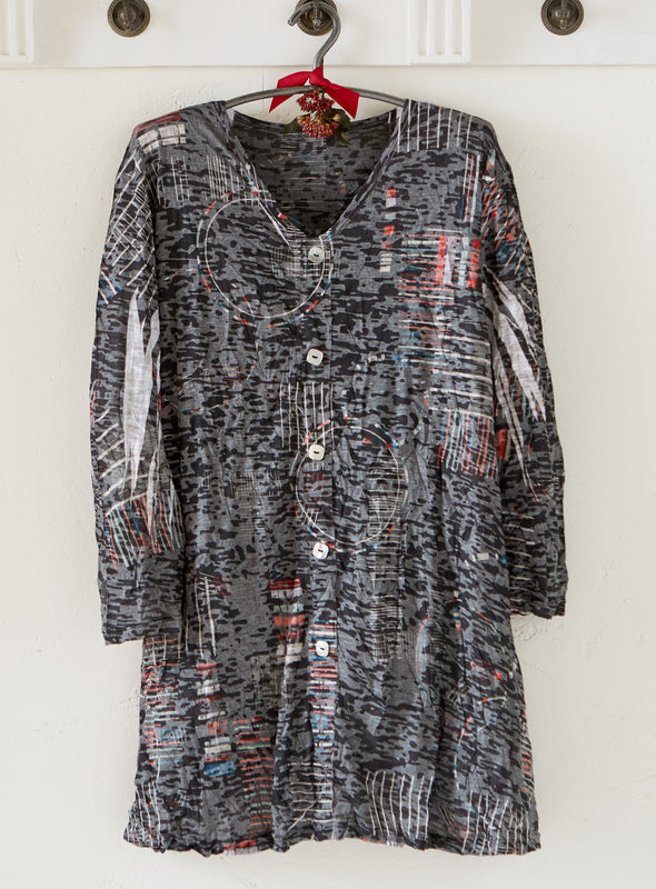 Signal and Noise Button-front Tunic
