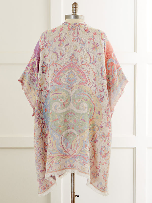 Paisley Pastels Reversible Kimono Wrap