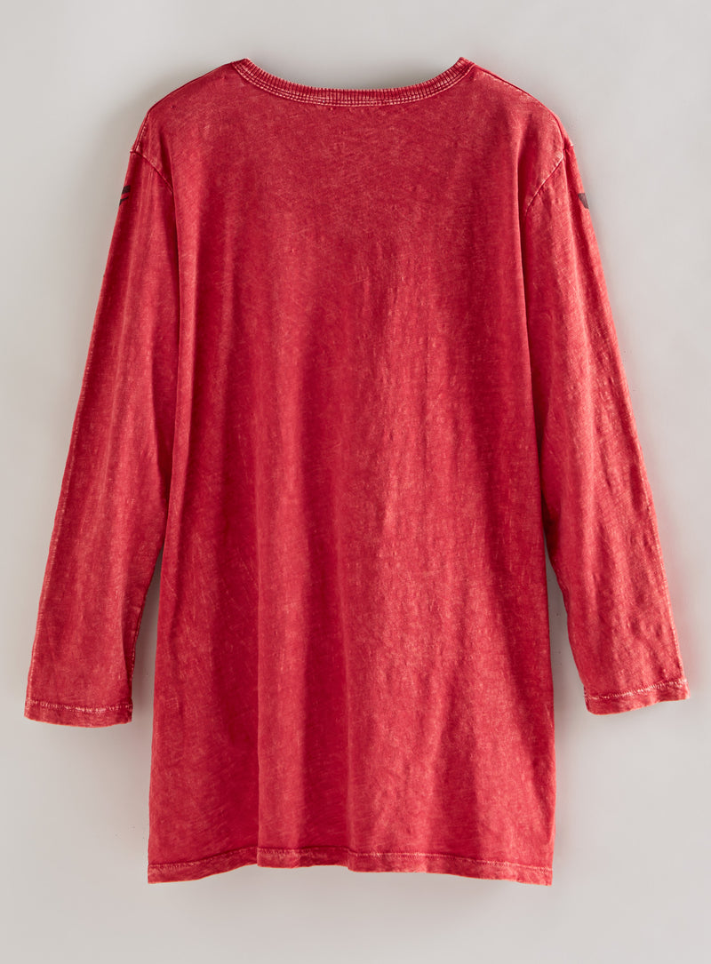 Tunic Letters Red Letter Day Button Tunic | Petalura