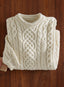 Super Soft Merino Aran Crewneck