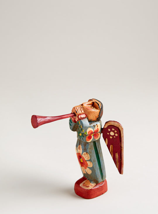 Floral Folk Art Angel - Small
