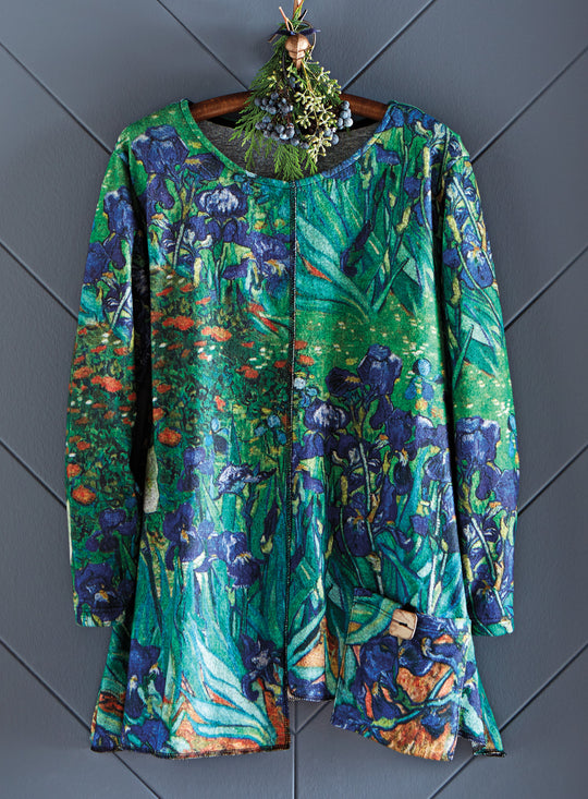 Iris Impressionist Pocket Top