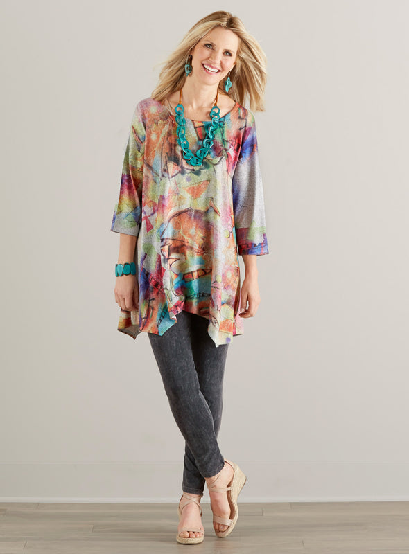 The Color of Music Short-Sleeve Tunic