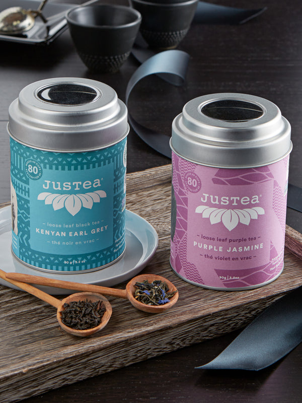 Loose Leaf Tea Gift Set - Purple Jasmine and Earl Grey