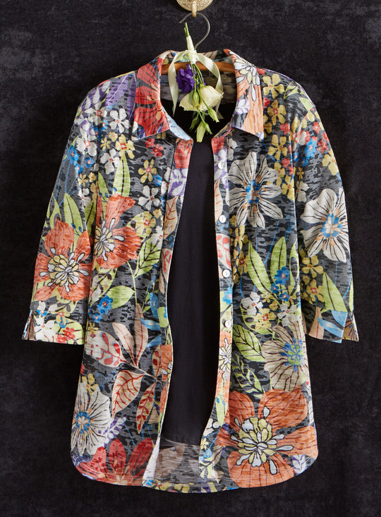 Night Blooming Garden Blouse