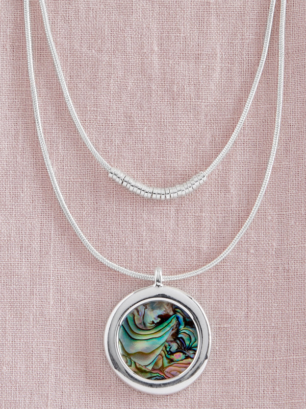Abalone Swirl Necklace