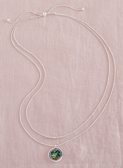 Abalone Swirl Necklace